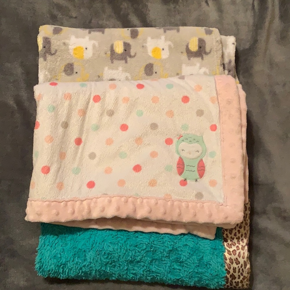 Lot of baby blankets